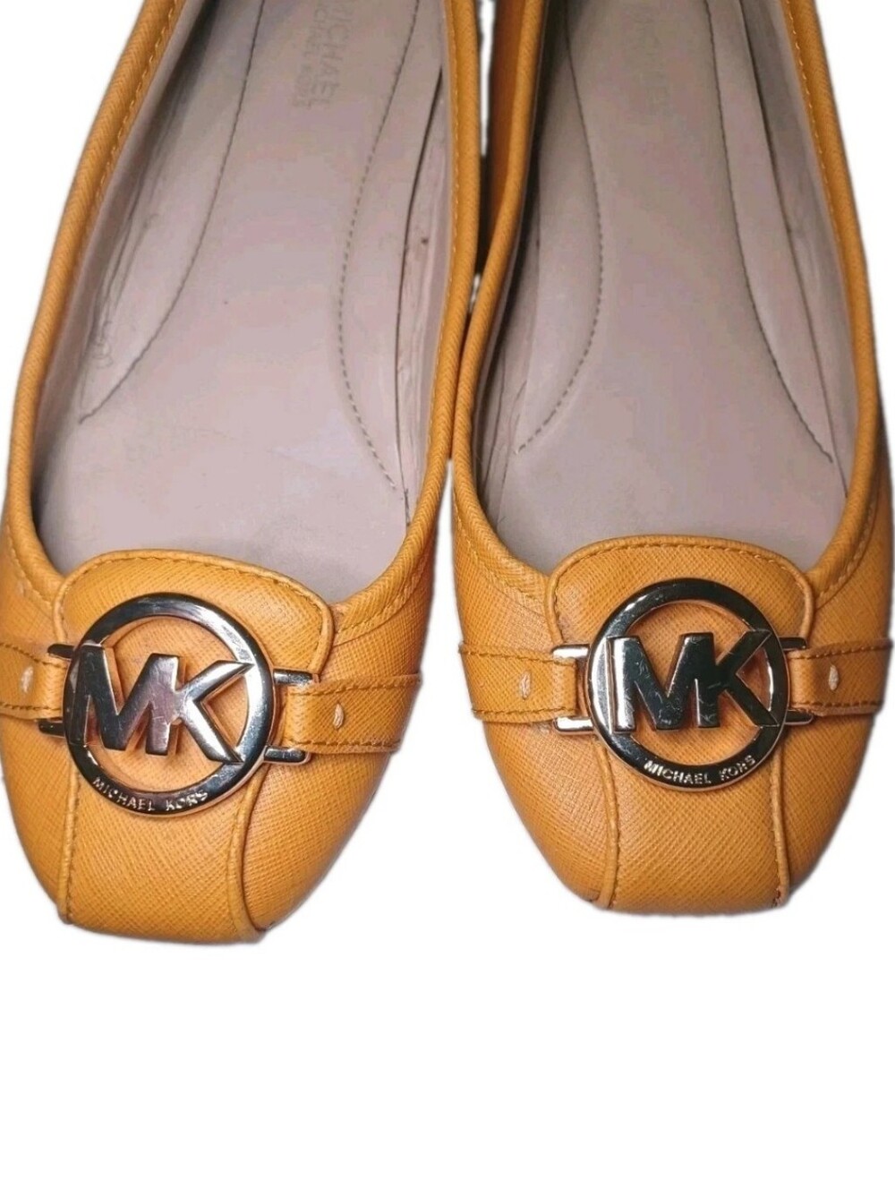 MICHAEL KORS Fulton Moc Logo Textured Moccasin Flats